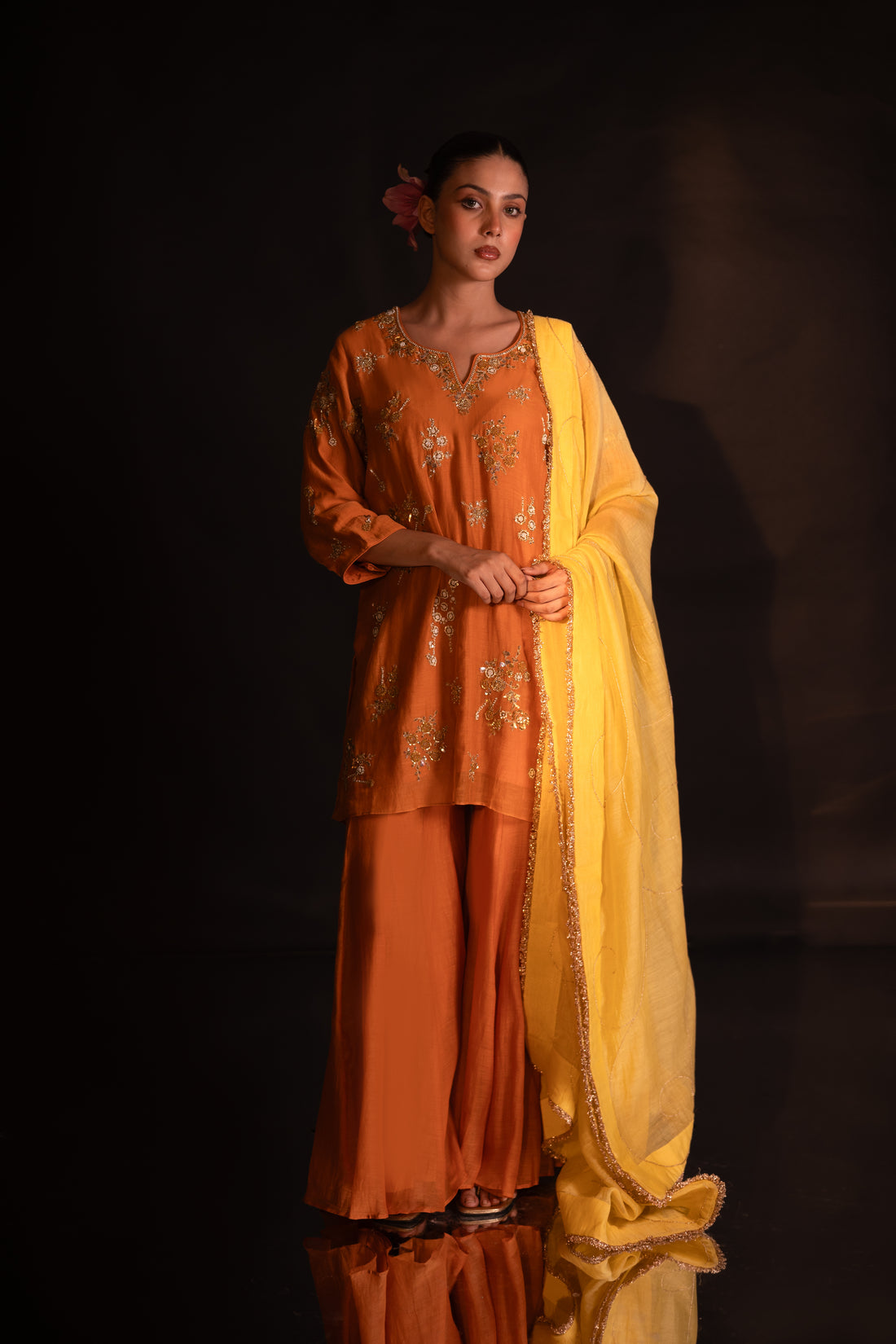 BASANTI SHARARA SET