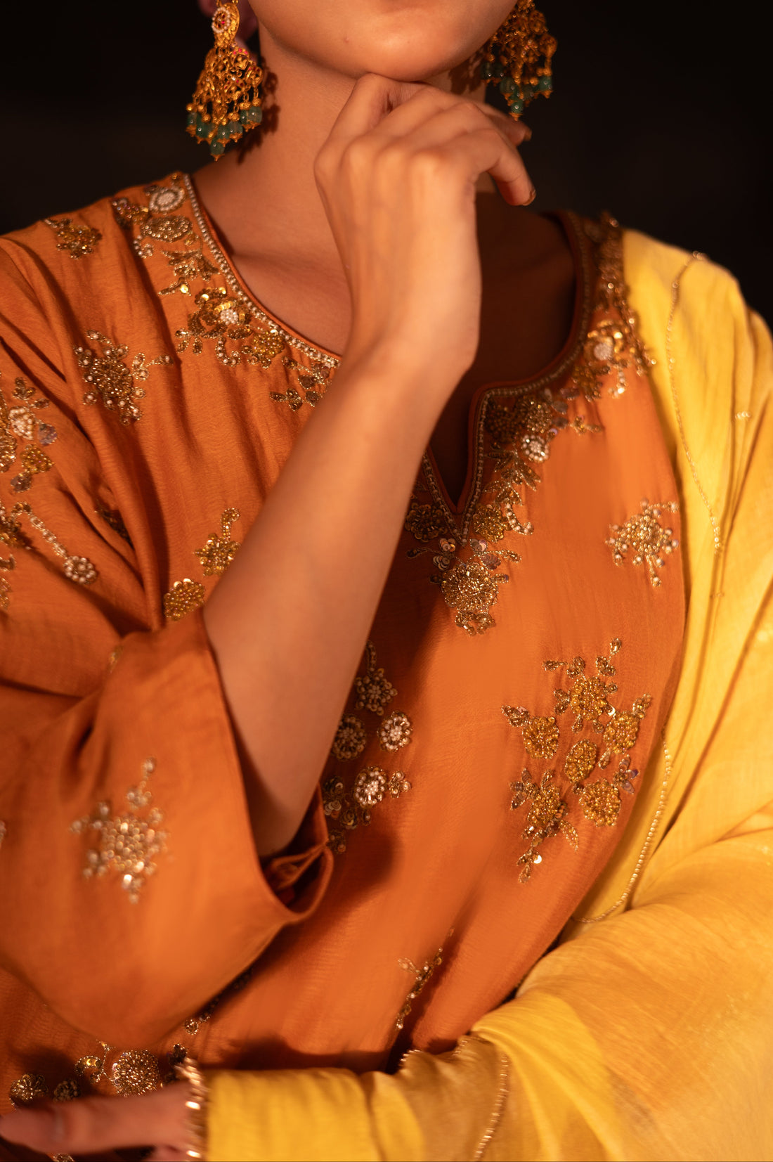 BASANTI SHARARA SET