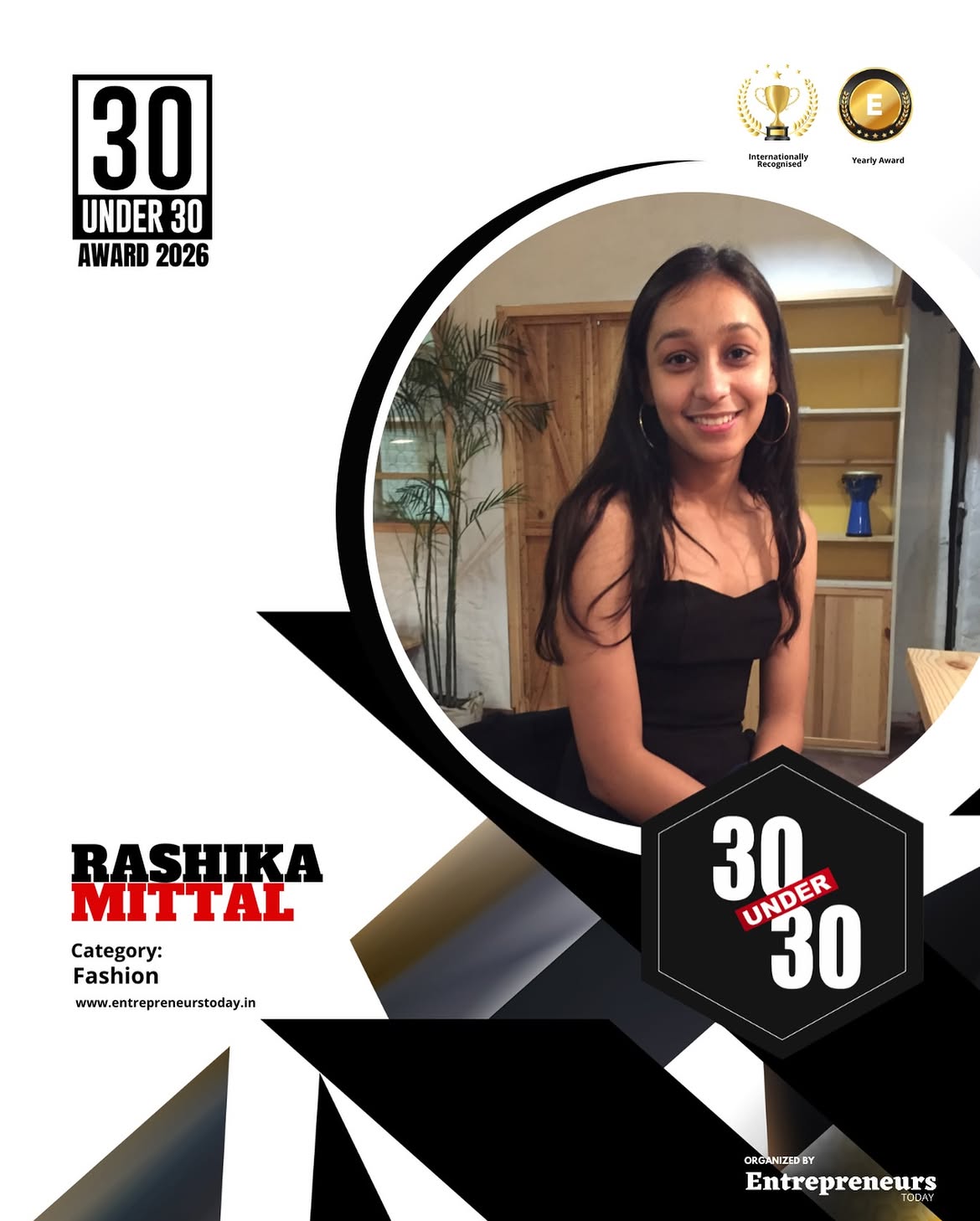 30 Under 30 Award 2026, Fashion — Entrepreneurs Today