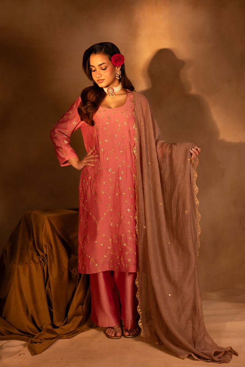 GULBADAN KURTA SET