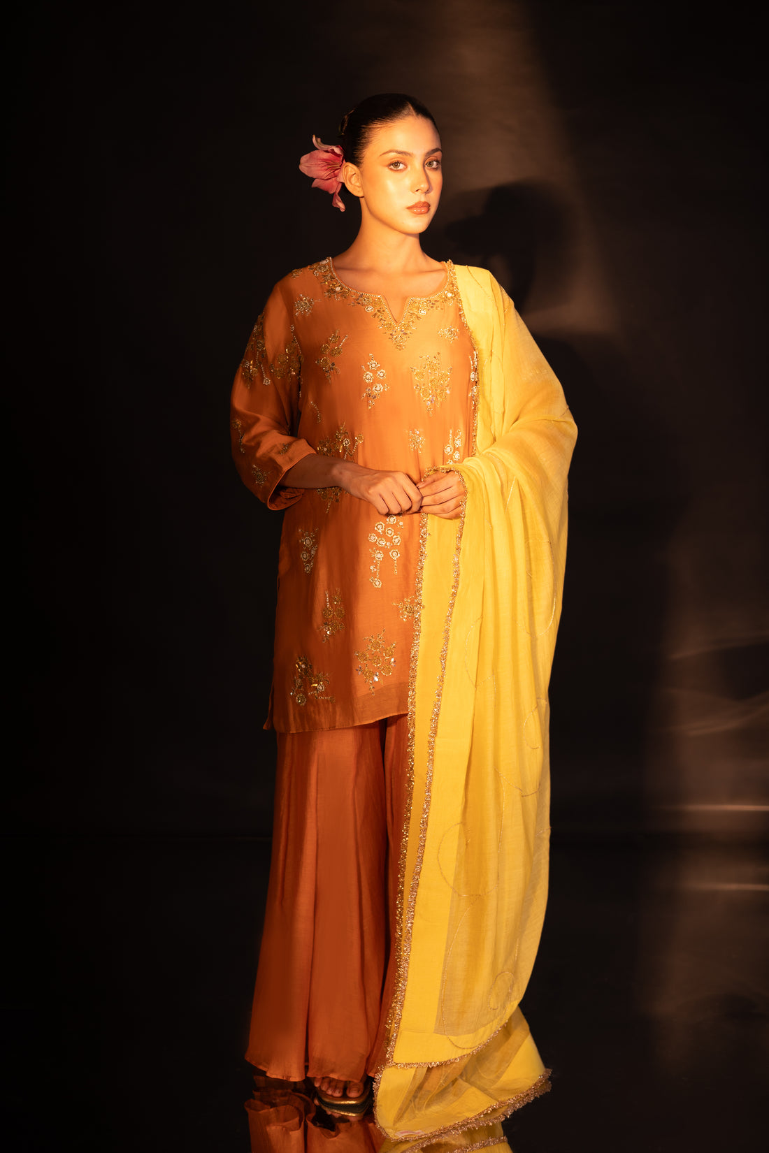BASANTI SHARARA SET