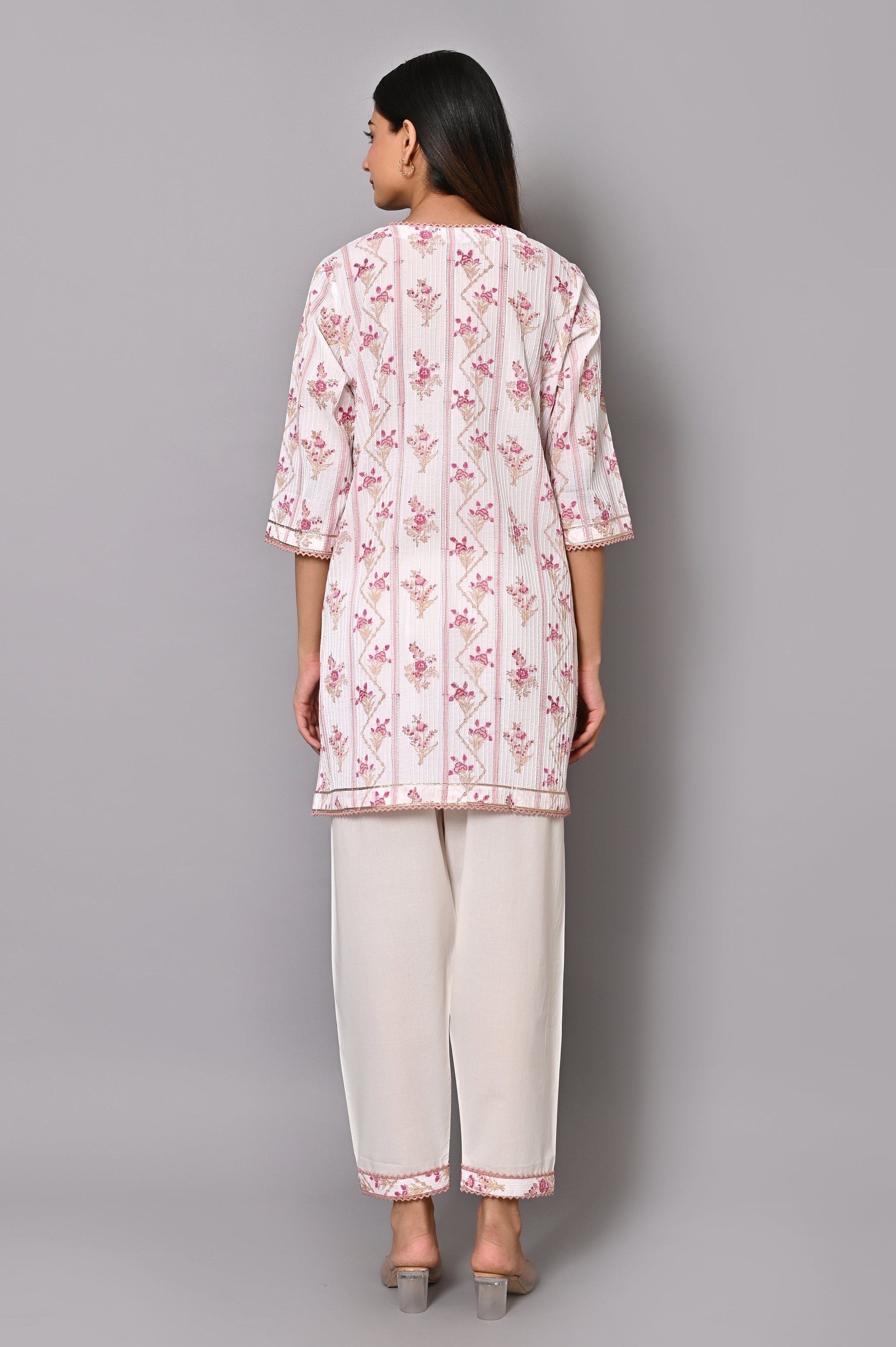 BLUSH KURTA SET