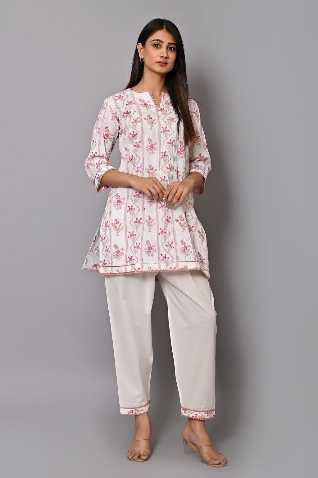 BLUSH KURTA SET