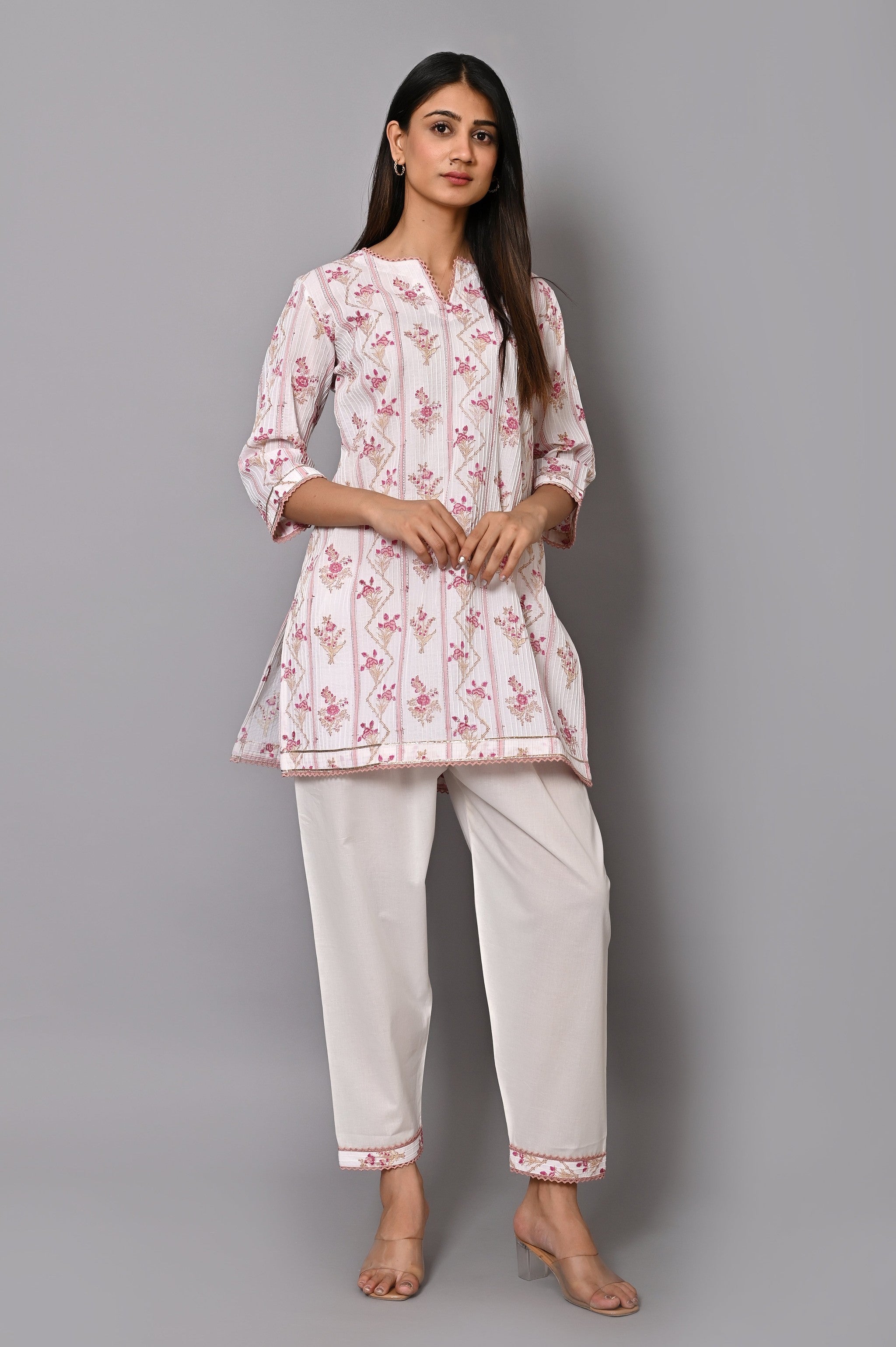 BLUSH KURTA SET