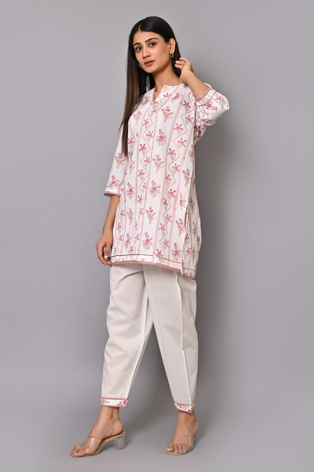 BLUSH KURTA SET