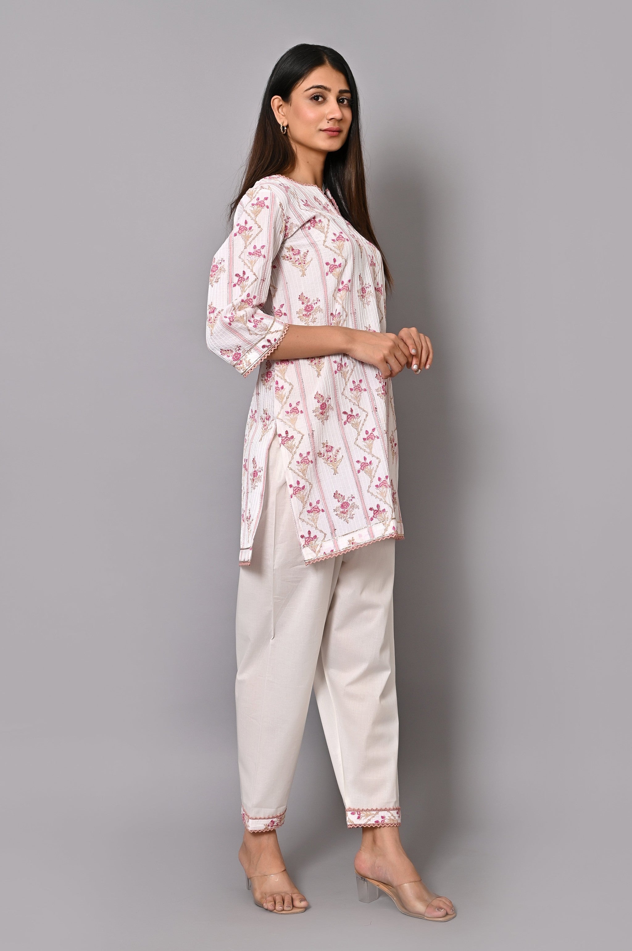 BLUSH KURTA SET