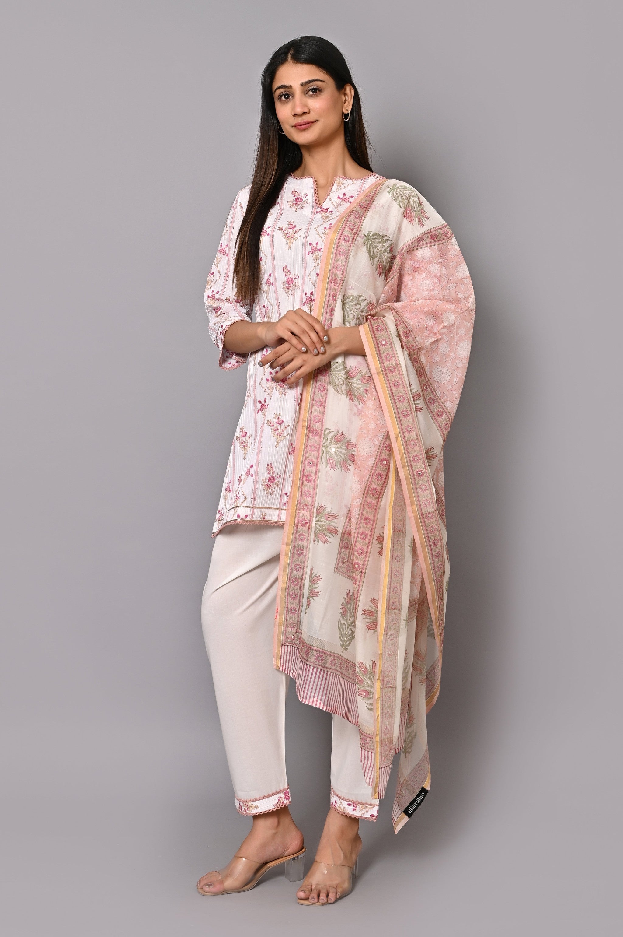 BLUSH KURTA SET
