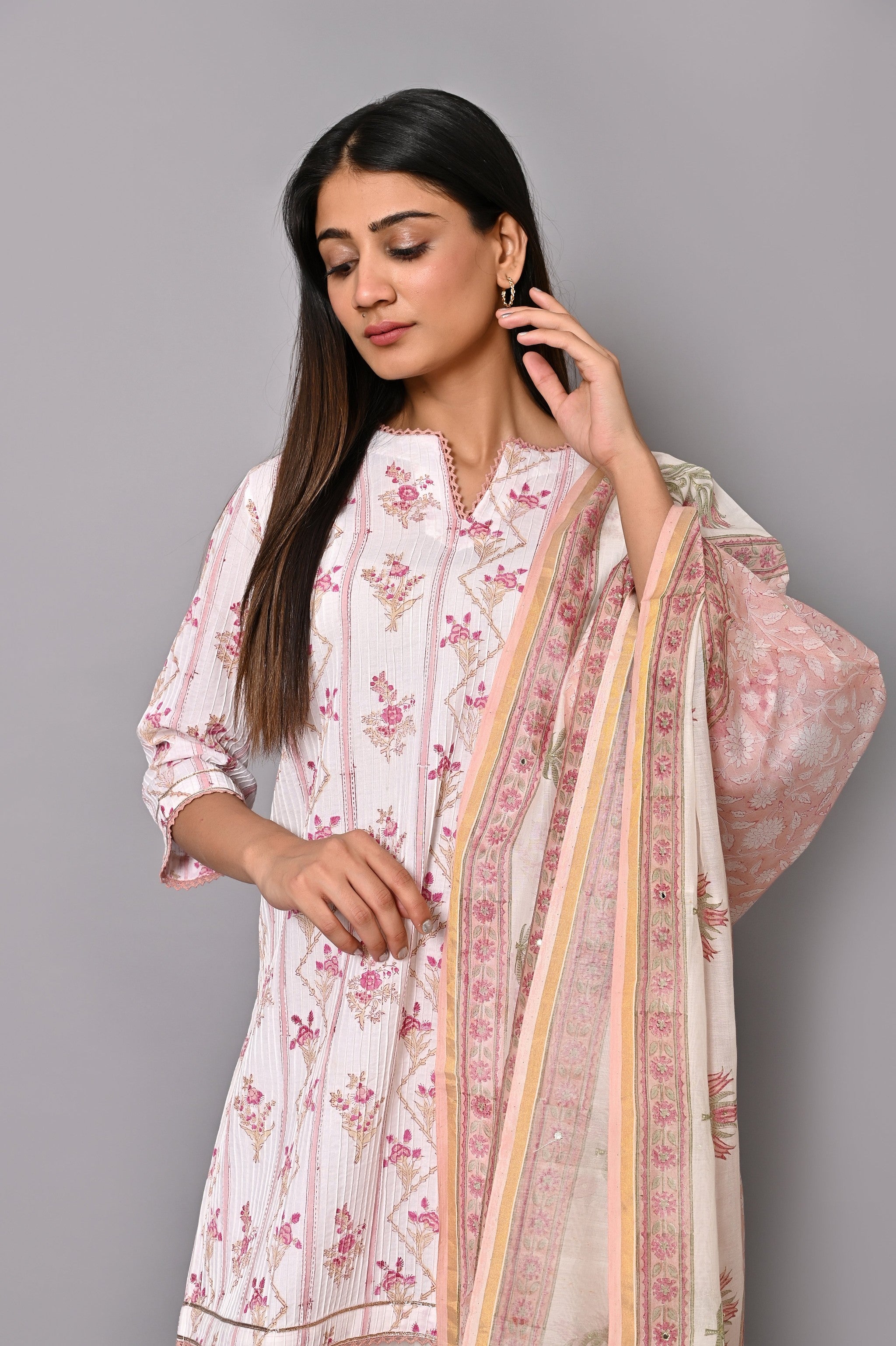 BLUSH KURTA SET