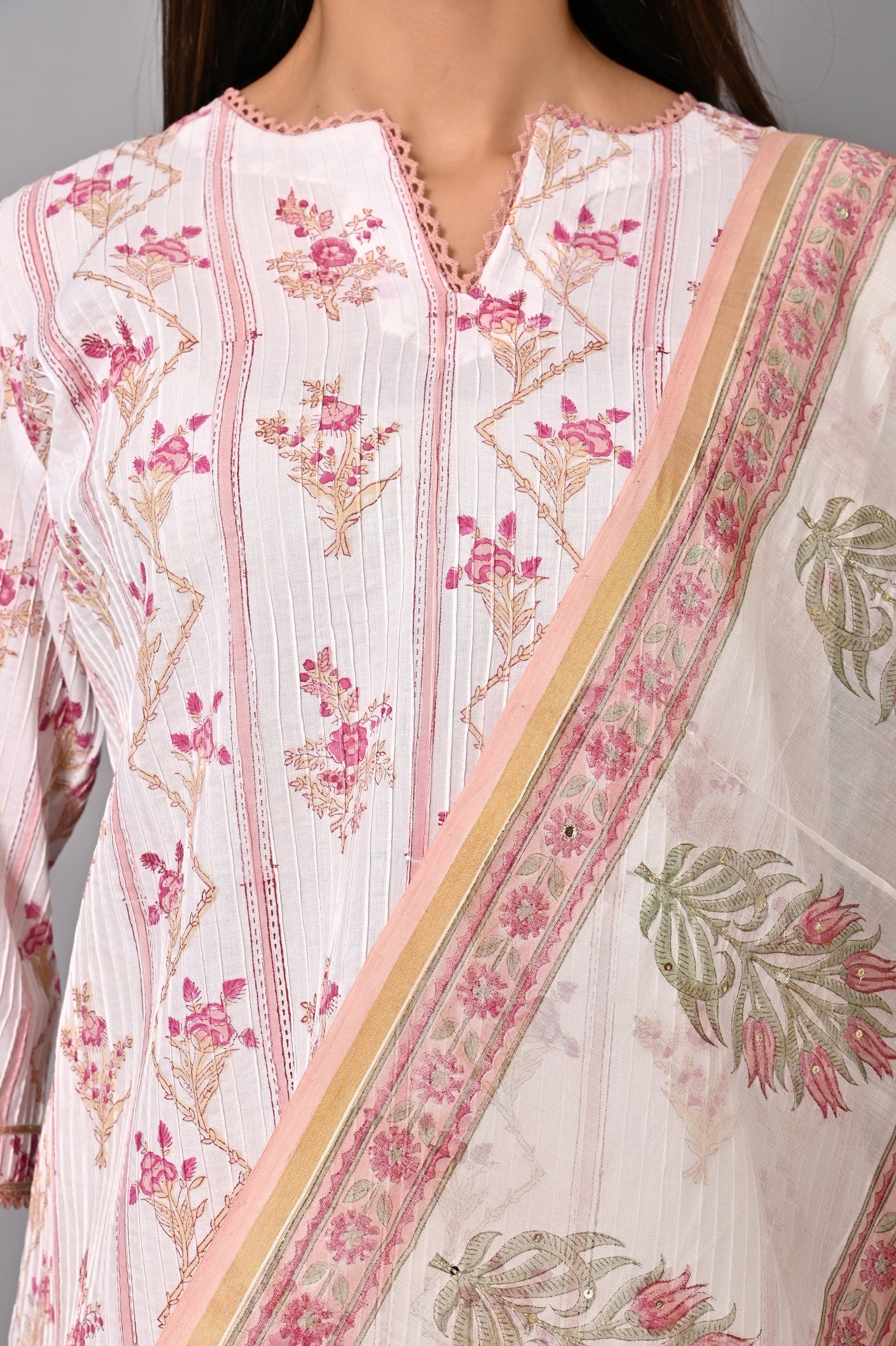 BLUSH KURTA SET
